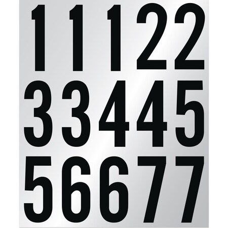 Hy-Ko 2In Reflective Numbers, 10PK A02112